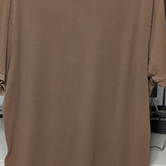 🏌️Burberry Brit XXXL men's golf t 100% cotton...brown - Picture 5 of 9